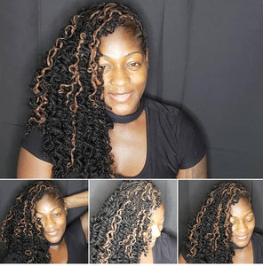 Crème Royal Locs "Dreadlock Additives" 10 Double Ended (20 inch) Handmade Dreadlocks for Extensions/Braiding/Hair Styling (Small)